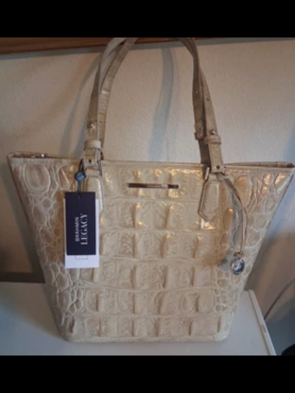 *LIMITED LEGACY* Brahmin Asher tote in Champagne Orinoco NW